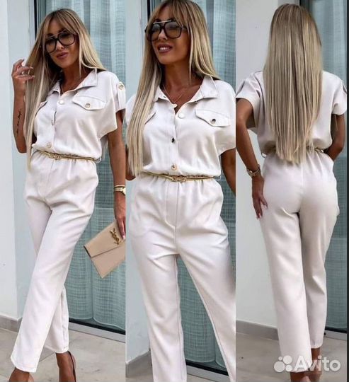 Женский комбинезон с ремешком