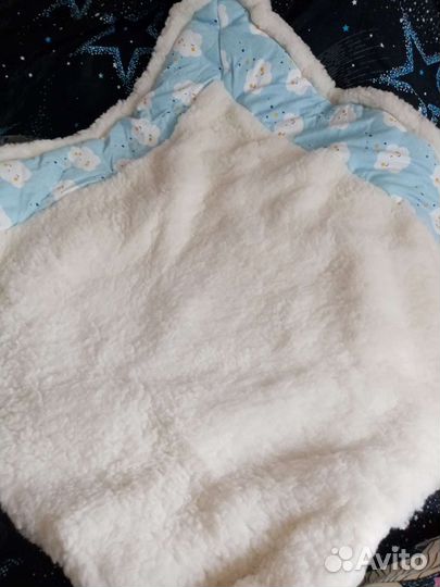 Конверт на выписку для мальчика зимний