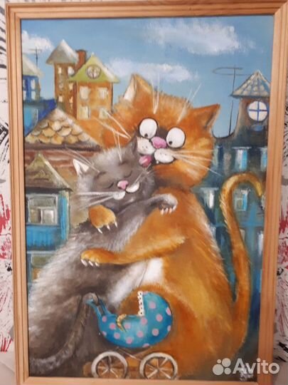 Картина маслом на холсте пейзаж