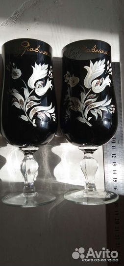 Уникальные Фужеры для шампанского, Ваза на ножке