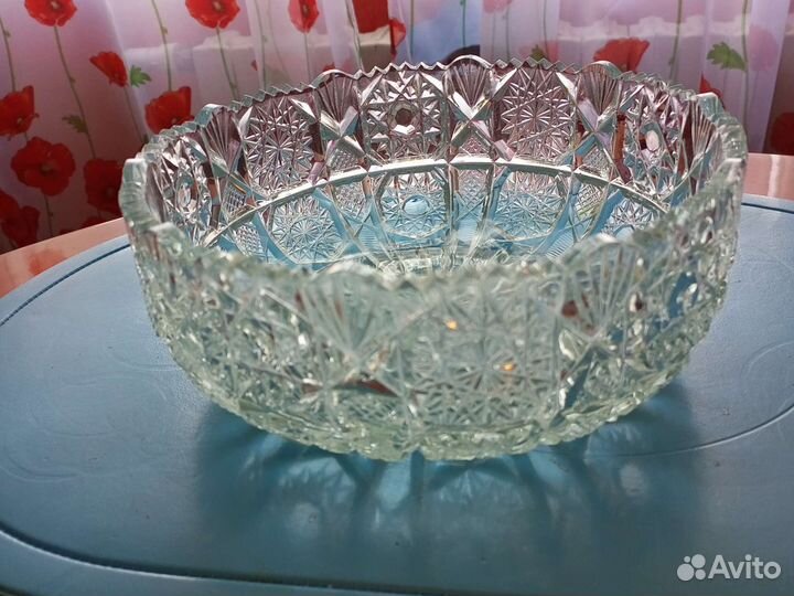 Ваза хрустальная большая СССР