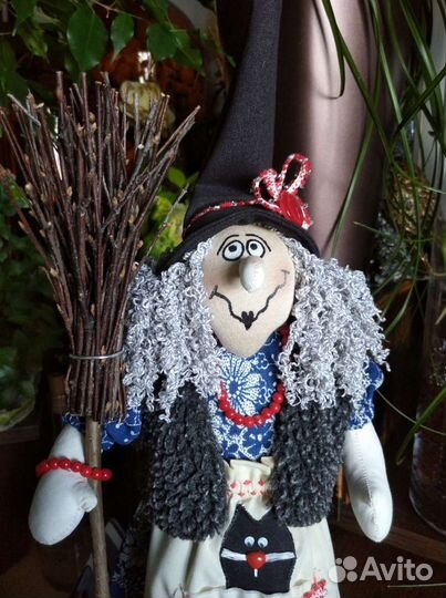 Ведьма Матильда - интерьерная кукла