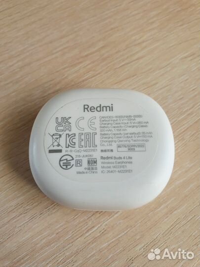 Беспроводные наушники Redmi Buds 4 lite