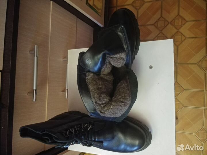 Ботинки демисезонные женские натуральная кожа 39