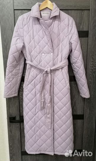 Женский стеганый тренч 46