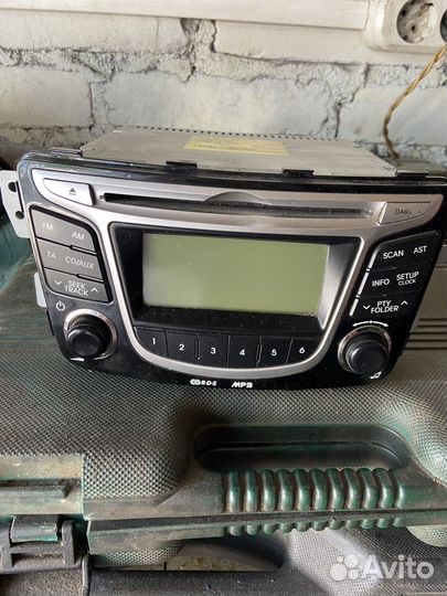 Магнитола штатная хендай солярис