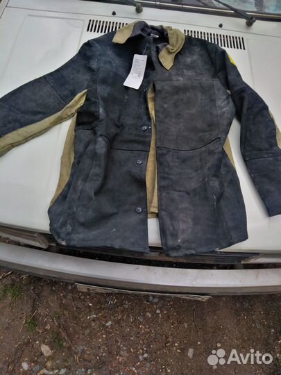 Костюм сварщика новый кожаный