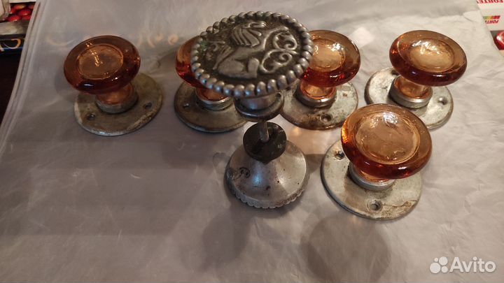 Стеклянные дверные ручки СССР