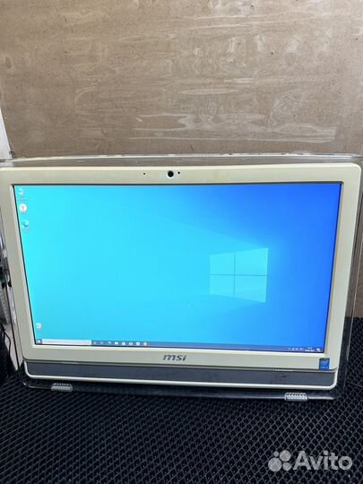 Шустрый моноблок msi ae222 core i3/8ram/ssd