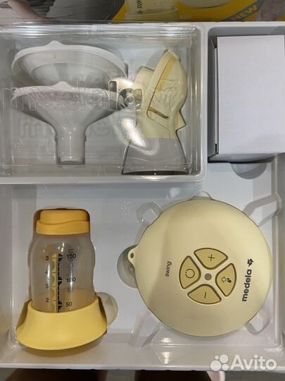 Молокоотсос medela swing flex электрический