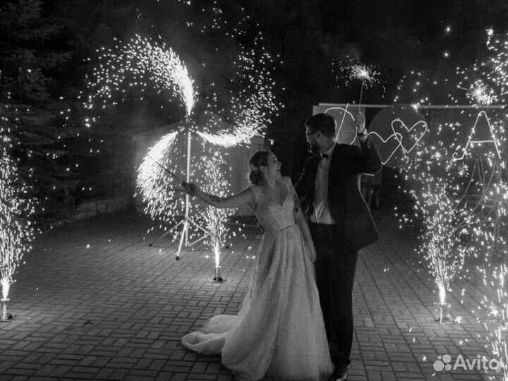 Спецэффекты на свадьбу: лазер, дым, конфетти, салю