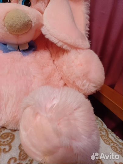 Мягкая игрушка заяц.большой интерьерный