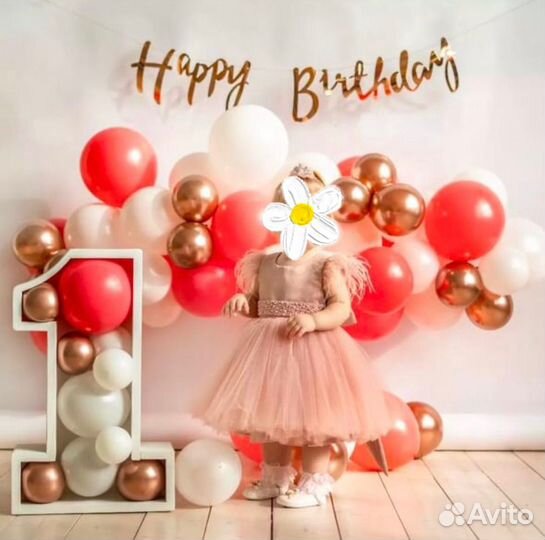 Детское нарядное платье на год