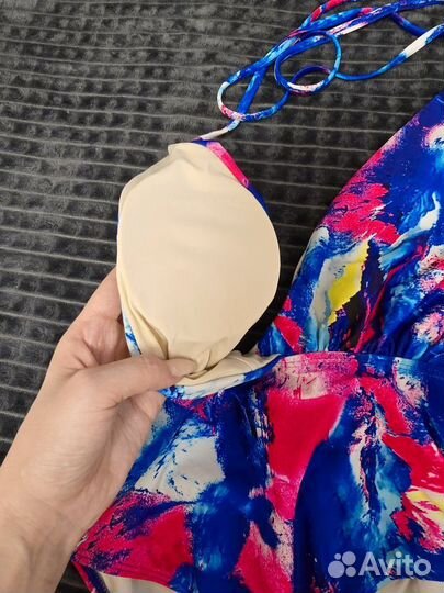 Купальник слитный с открытой спиной