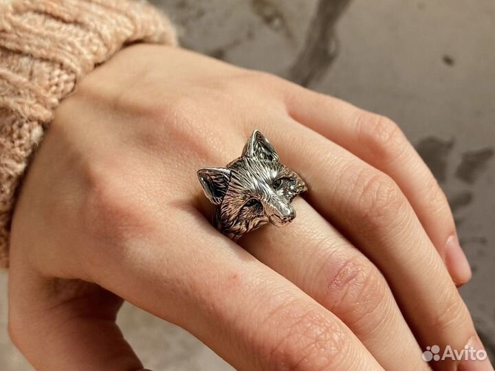 Кольцо Лиса Серебро Totemica (Тотемика)