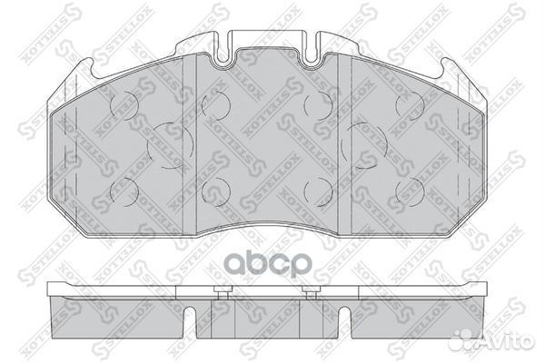 85-01425-SX колодки дисковые с р/к 29131 249.6