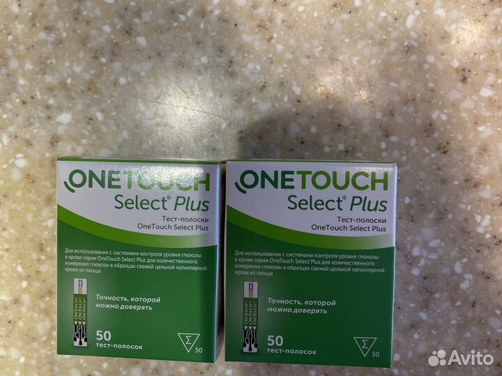 Тест полоски one touch select plus 02/2024