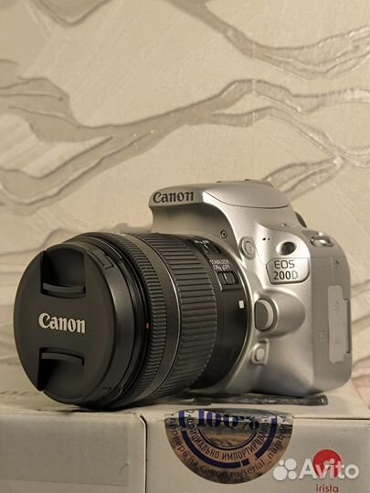 Canon eos 200d 18-55mm (Silver) Комплект Гарантия