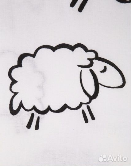 Простынь на резинке 120 60