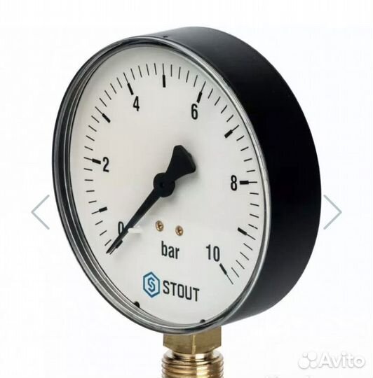 Манометр stout