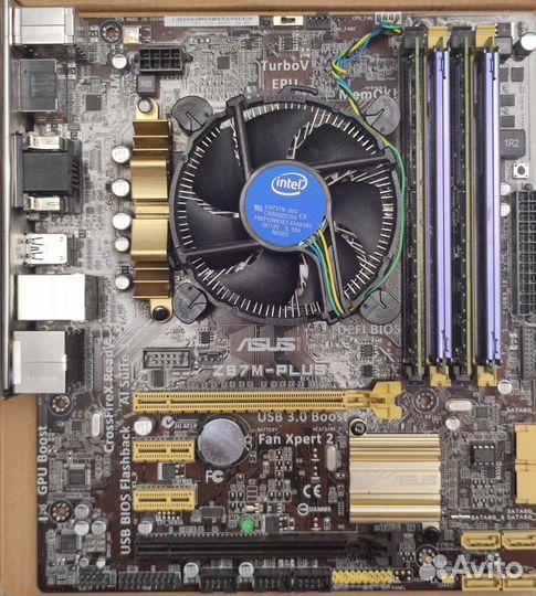 Комплект Intel: i5, кулер,матплата Z87, 16 Гб озу