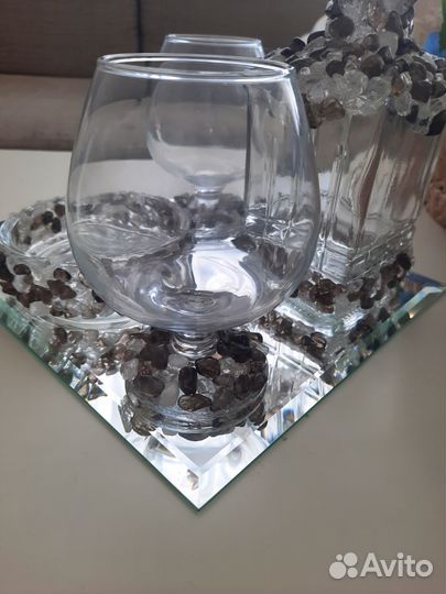 Подарочный набор (графин, 2 бокала, лимонница )
