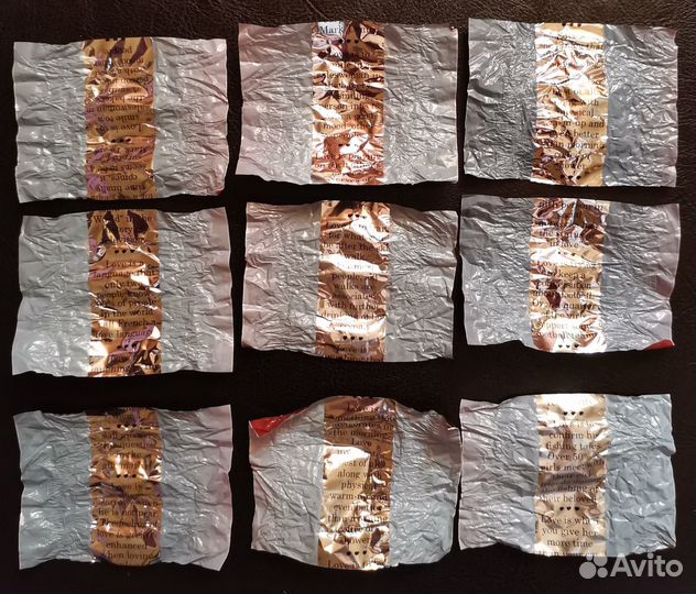 Love is фантики и коробочки от конфет