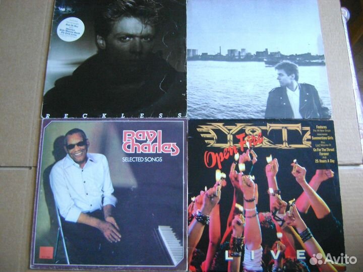 Пластинки импортные. Рок, поп-музыка