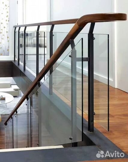 Перила ограждения из стекла купить2