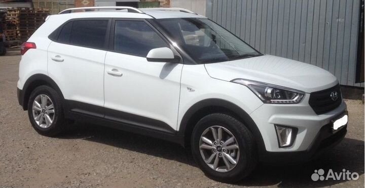 Рейлинги Hyundai Creta вдоль крыши
