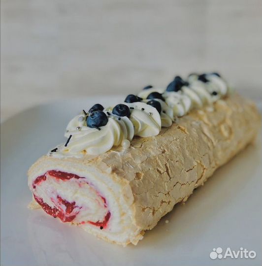 Меренговый рулет