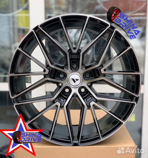 Диски Brixton VL4 R19 5x112 Black Groove Gloss