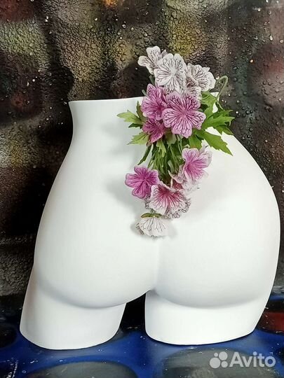 Кашпо керамическое