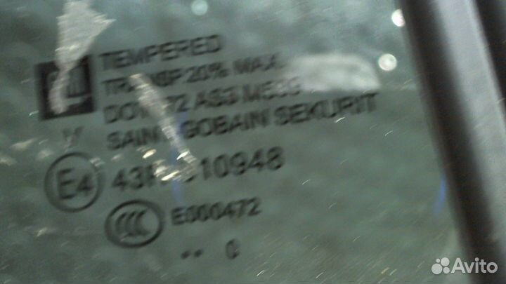 Стекло форточки двери Buick Encore GX, 2021
