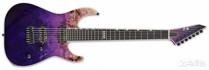 ESP E-II M-II NT Purple Natural Fade