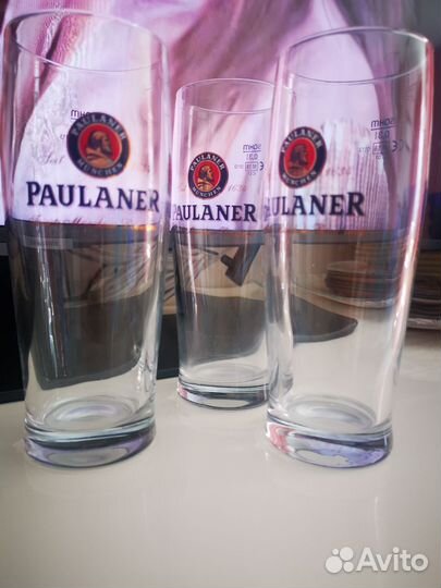 3 штуки Пивные бокалы