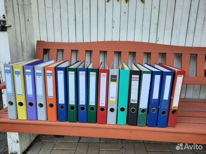 Комплект канцтоваров для офисного архива, б/у