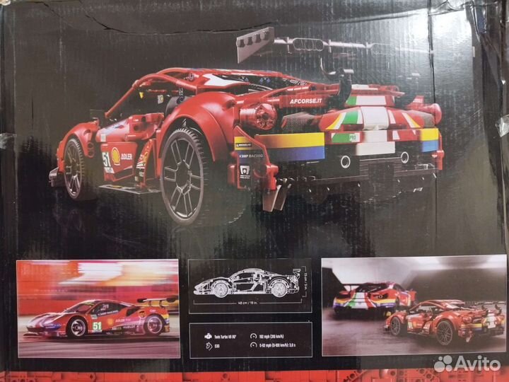 Лего конструктор Technik Феррари 488 GTE