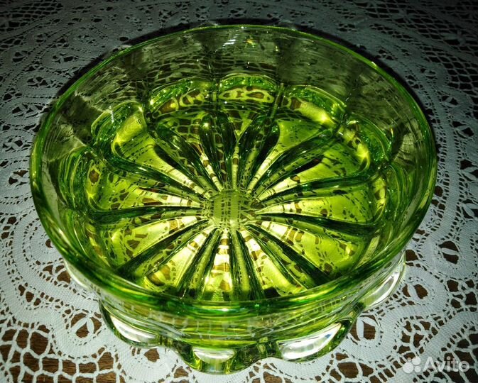 Ваза Богемия Чехословакия 40 см, Кувшин Конфетница