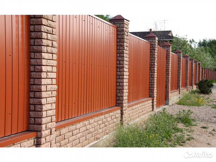 Профнастил акционный 0,4мм RAL 8017шоколад