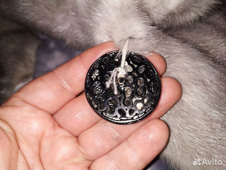 Шуба из голубой норки, р. 52/54