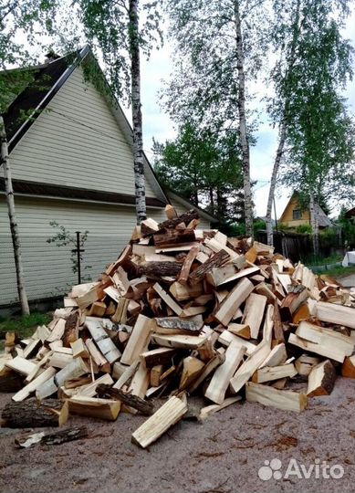 Дрова сухие колотые с доставкой