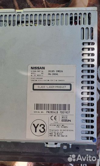 Магнитола Tiida 28185 EM02A