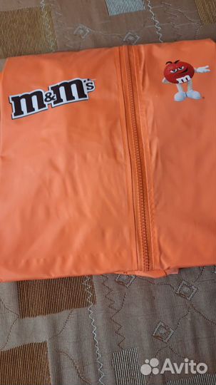 Плащ дождевик с логотипом M&M*s 44-48 разм.Унисекс