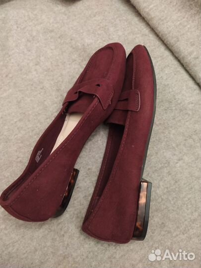 Мокасины новые женские 38 размер экозамша