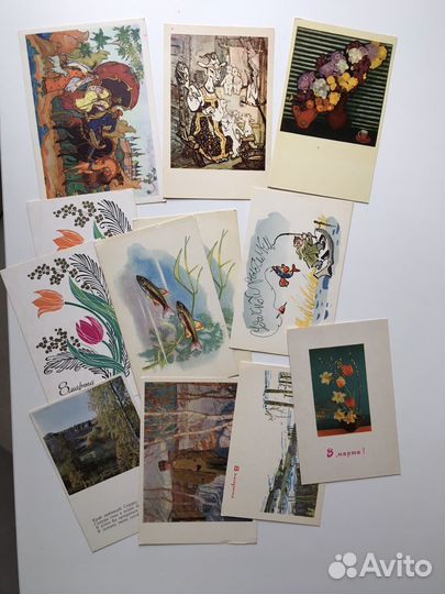 Открытки СССР 1800 шт