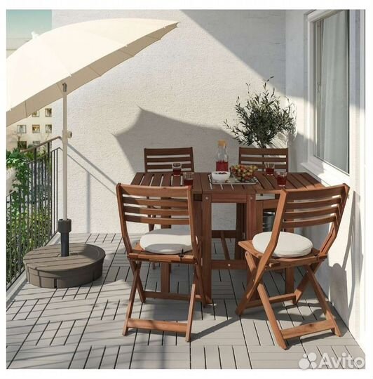 Зонт садовый IKEA для сада, балкона Tveto, Samso