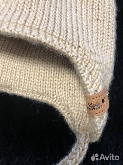 Шапочка зимняя с помпоном