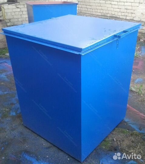 Мусорный контейнер из металла 0,75 м3 Арт kk7041