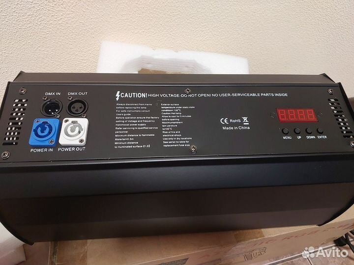 LED Atomic RGB DMX dmx512 лампа страбоскоп клуб